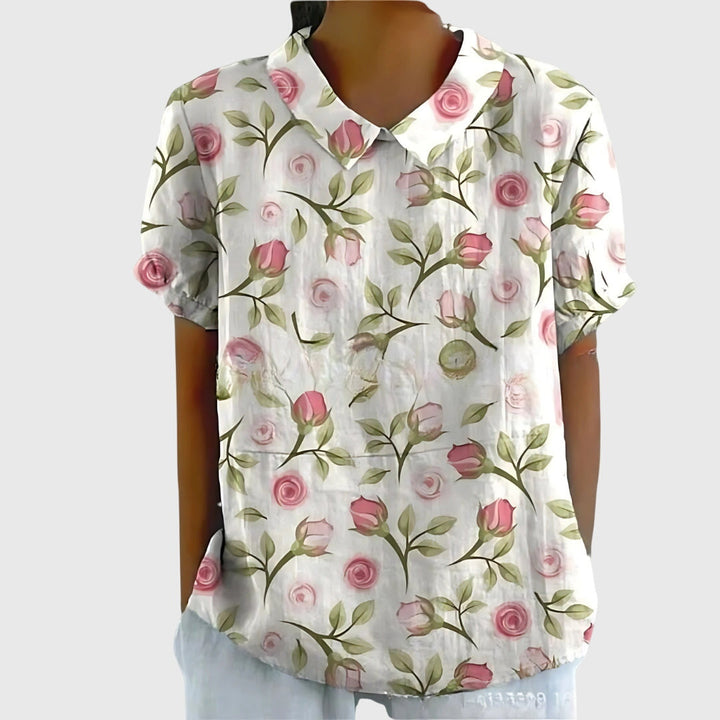 Women’s Floral Blouse - Lightweight Comfort