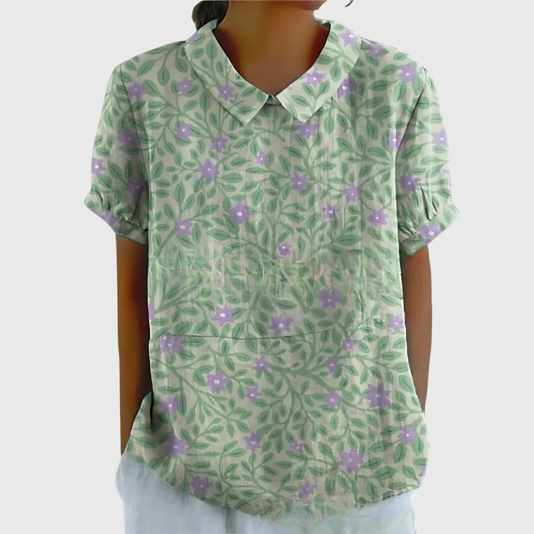 Women’s Floral Blouse - Lightweight Comfort