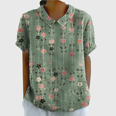 Women’s Floral Blouse - Lightweight Comfort