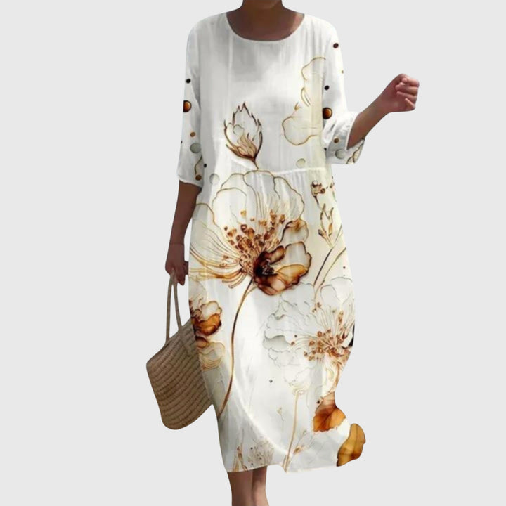 Women’s Floral Maxi Dress with Flowing Silhouette