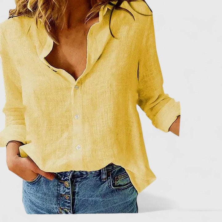 Women’s Floral print Blouse - Breathable Comfort