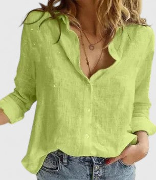 Women’s Floral print Blouse - Breathable Comfort