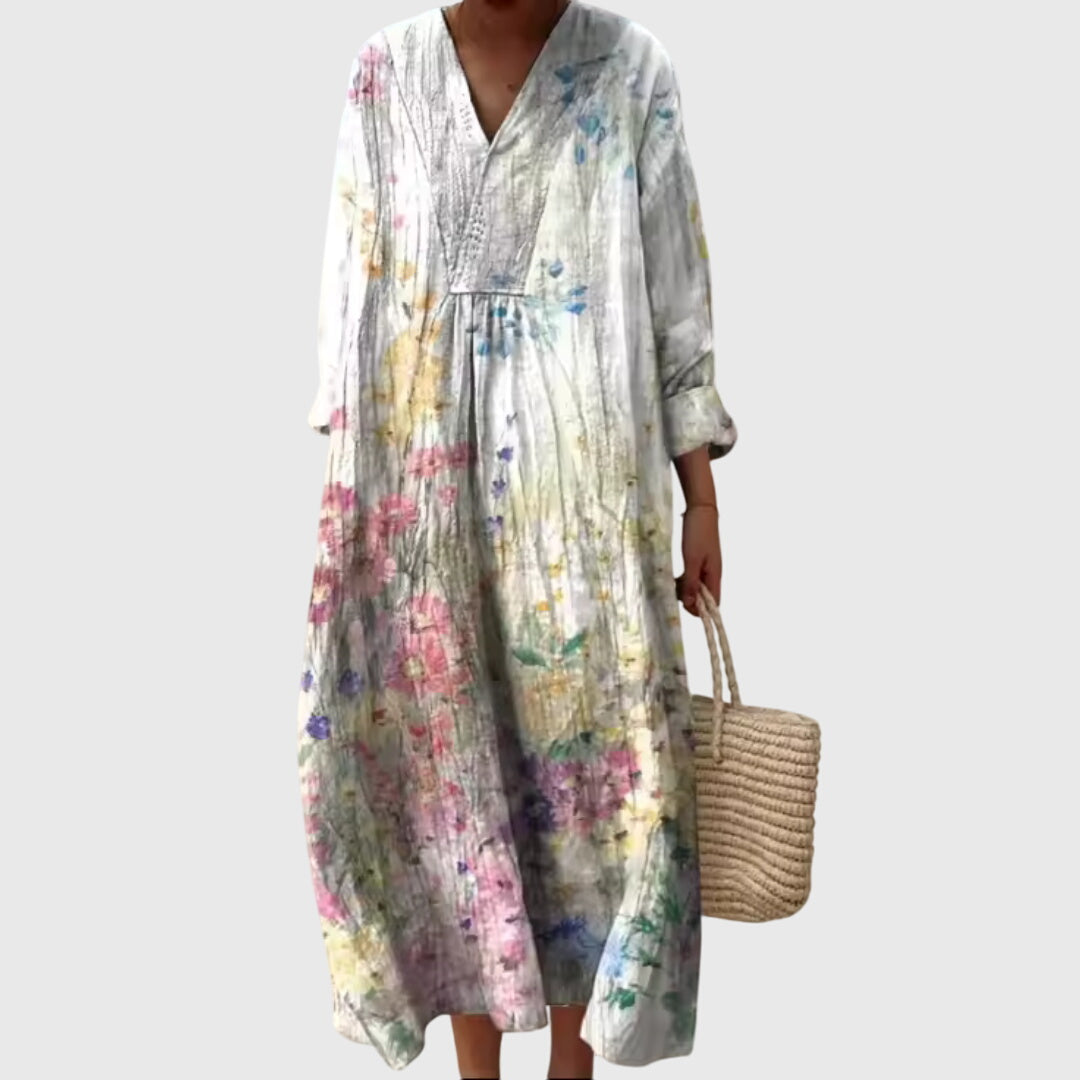 Women’s Geometric Dress with Dreamtime Pattern