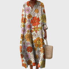 Women’s Geometric Dress with Dreamtime Pattern