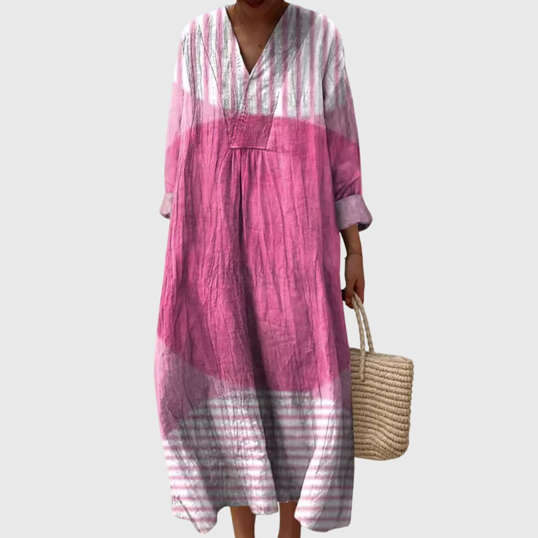 Women’s Geometric Dress with Dreamtime Pattern