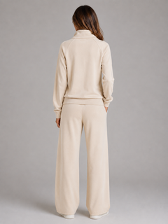 Women’s Half Zip Lounge Set with Drawstring