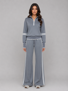 Women’s Half Zip Tracksuit with Drawstring