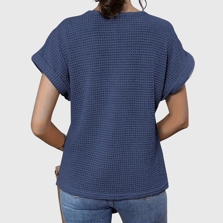 Women’s Ibiza Style Blouse with Lace Detailing