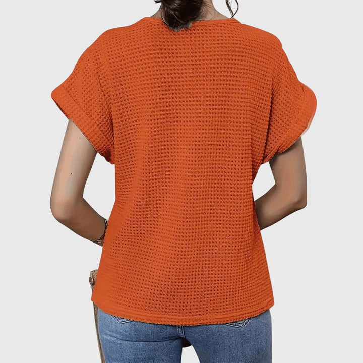 Women’s Ibiza Style Blouse with Lace Detailing