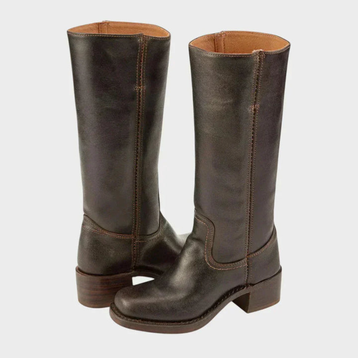 Women’s Knee-High Boots - Non-Slip Outsole