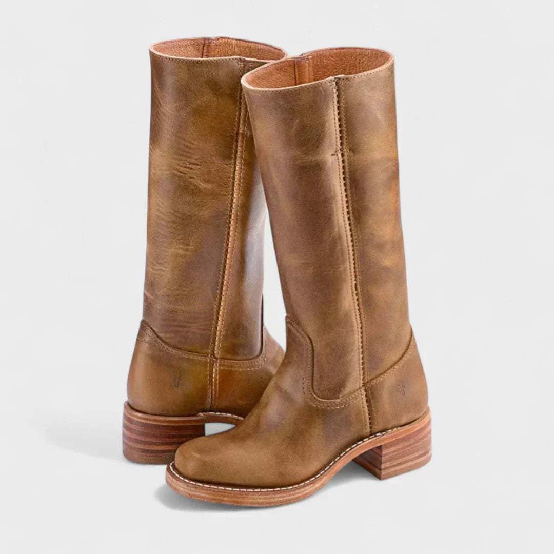 Women’s Knee-High Boots - Non-Slip Outsole
