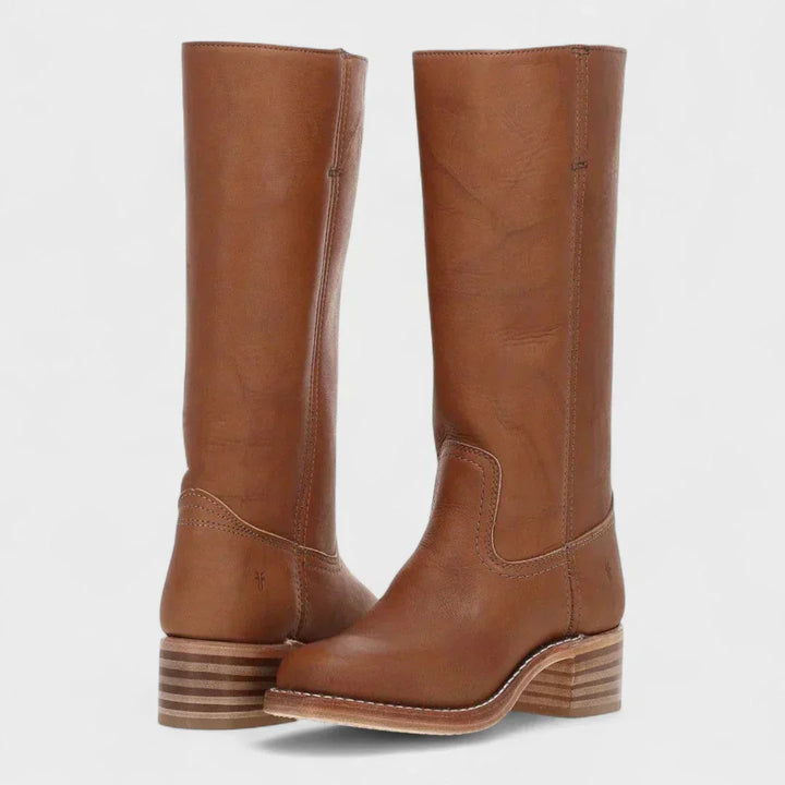 Women’s Knee-High Boots - Non-Slip Outsole
