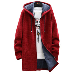 Women’s Longline Zip Hoodie with Adjustable Hood