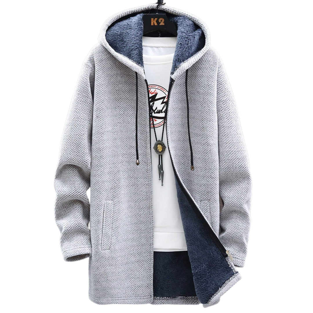 Women’s Longline Zip Hoodie with Adjustable Hood