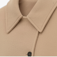 Women's Loose Lapel Jacket with Long Sleeves