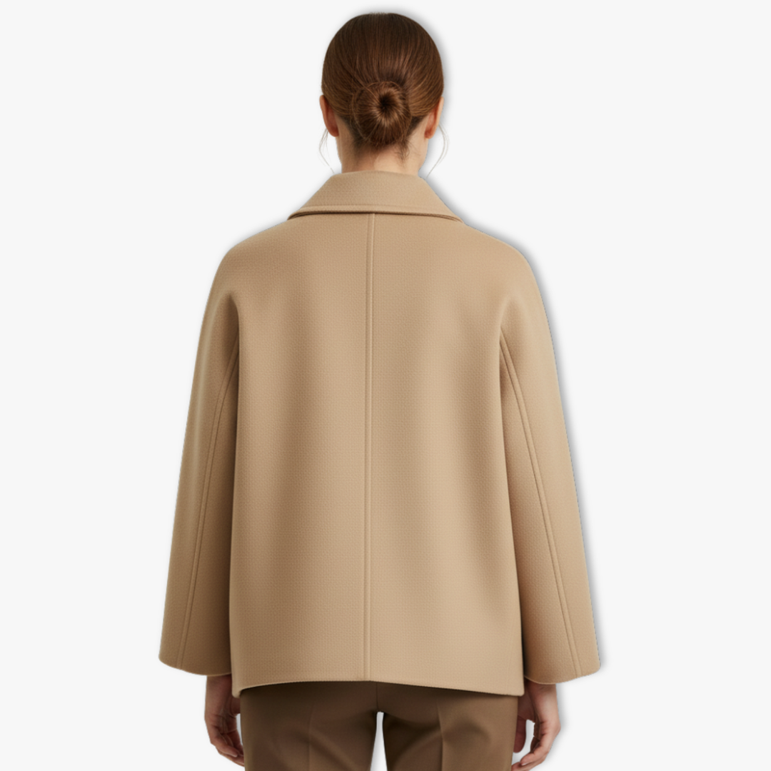 Women's Loose Lapel Jacket with Long Sleeves