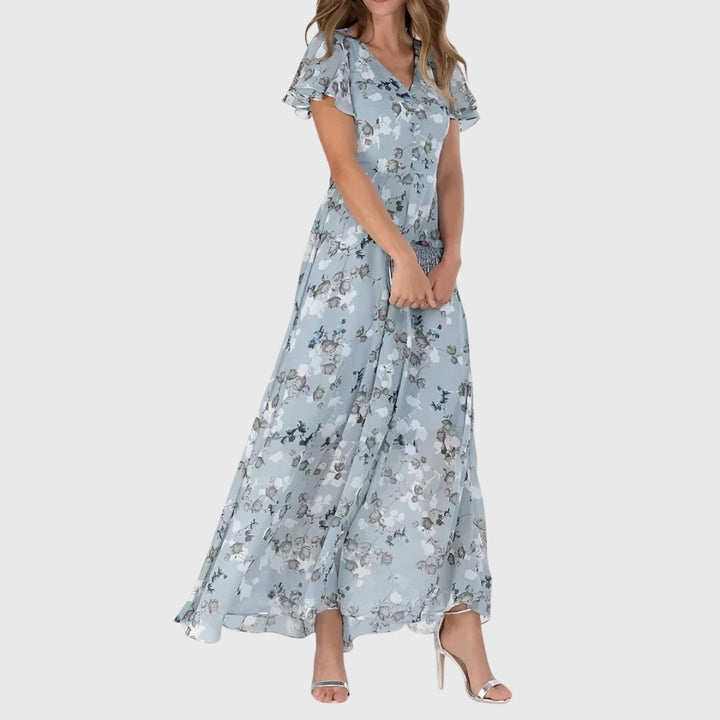 Women’s Maxi Dress with Floral Print