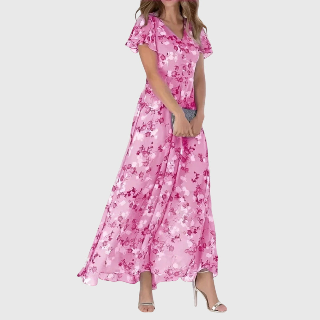 Women’s Maxi Dress with Floral Print