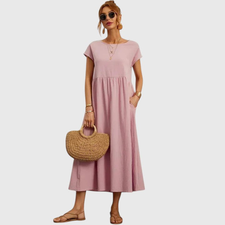 Women’s Midi Dress with Pockets