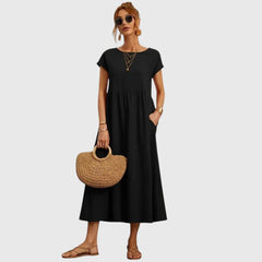 Women’s Midi Dress with Pockets