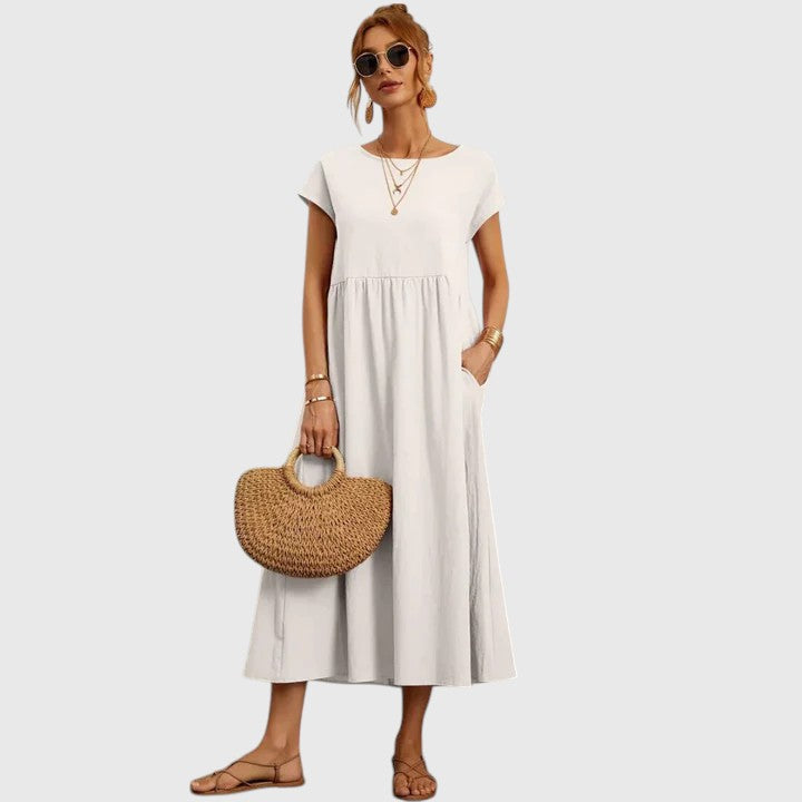 Women’s Midi Dress with Pockets