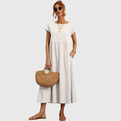 Women’s Midi Dress with Pockets