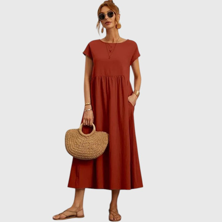 Women’s Midi Dress with Pockets