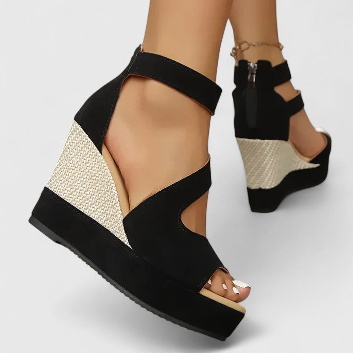 Women’s Orthopedic Wedge Sandals with Elastic Straps