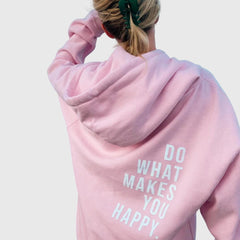 Women's Oversized Hoodie with Motivational Back Print
