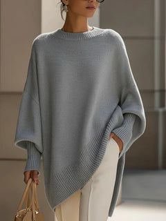 Women’s Oversized Knit Sweater with Easy Care