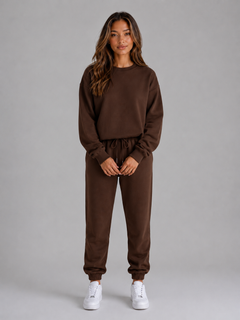 Women’s Oversized Tracksuit Set with Drawstring Waistband