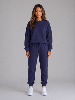 Women’s Oversized Tracksuit Set with Drawstring Waistband
