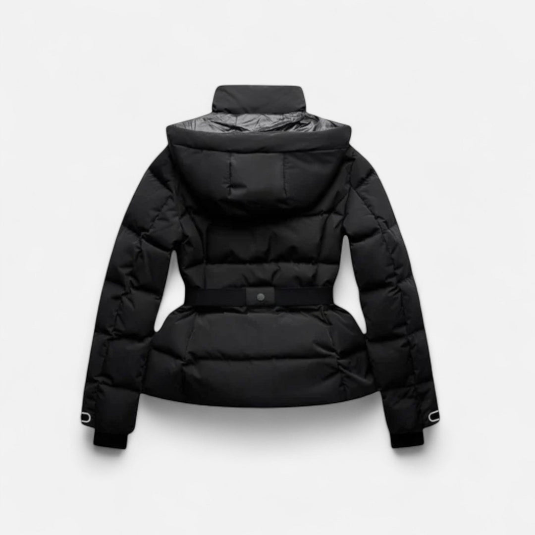 Camille | Quilted Jacket with Belted Waist