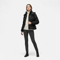 Camille | Quilted Jacket with Belted Waist