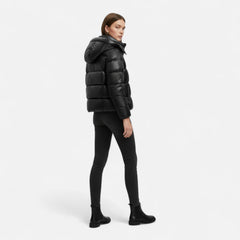 Maria | Hooded Puffer Jacket with Front Zip