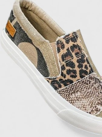 Women's Slip-On Canvas Sneakers with Arch Support