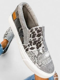 Women's Slip-On Canvas Sneakers with Arch Support