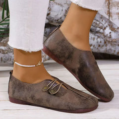 Women's Soft Loafers with Elastic Closure