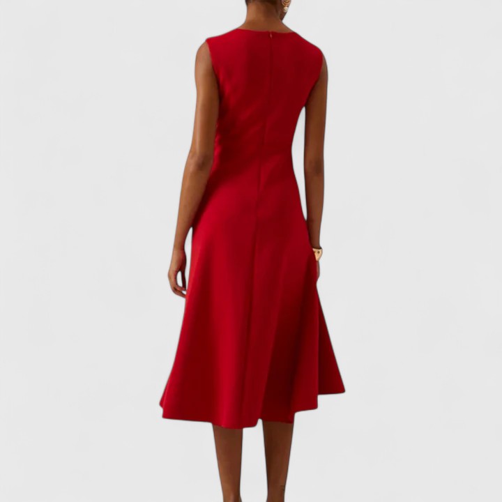 Women’s Sophisticated Dress with Draped Detail