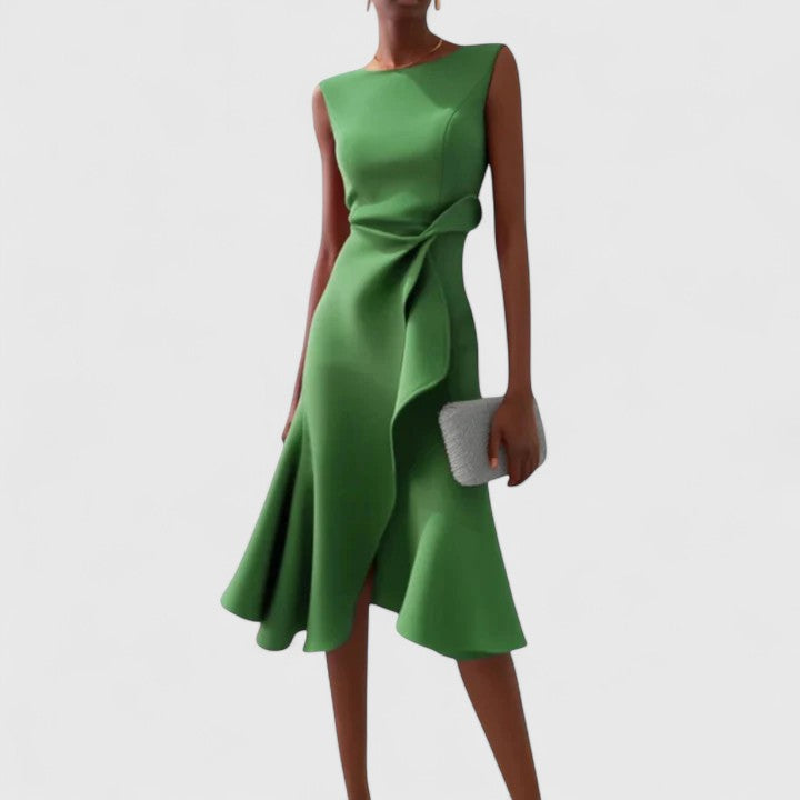Women’s Sophisticated Dress with Draped Detail