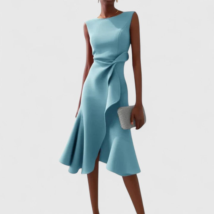 Women’s Sophisticated Dress with Draped Detail