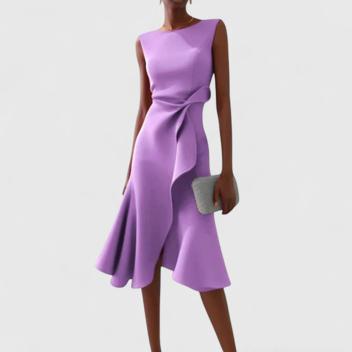 Women’s Sophisticated Dress with Draped Detail