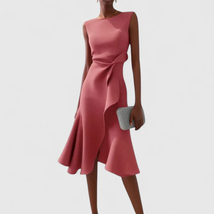 Women’s Sophisticated Dress with Draped Detail