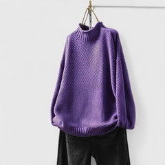 Women’s Sophisticated Sweater with High Neck