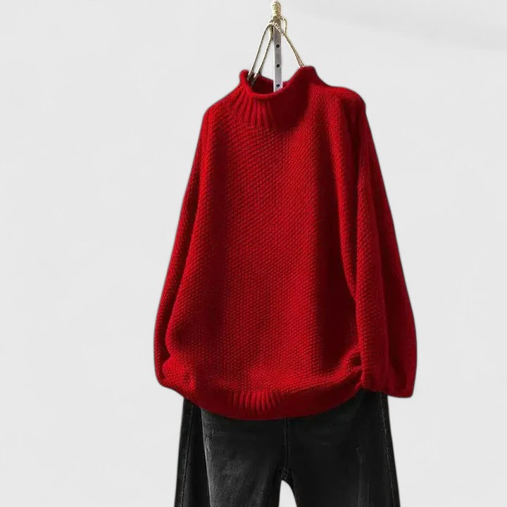 Women’s Sophisticated Sweater with High Neck