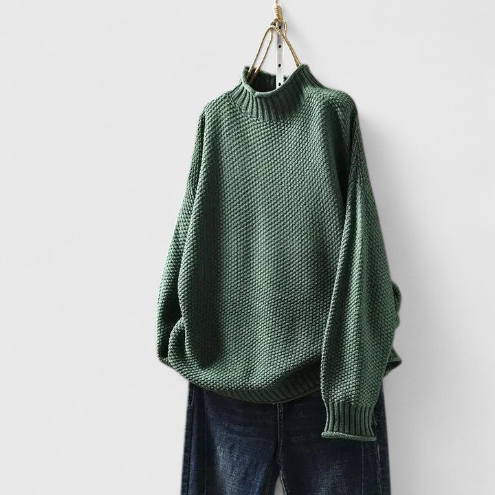 Women’s Sophisticated Sweater with High Neck