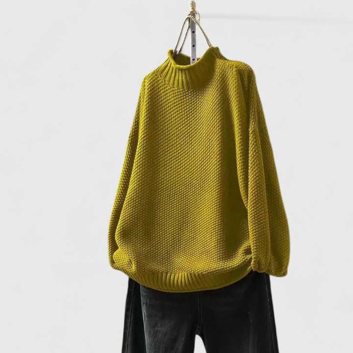 Women’s Sophisticated Sweater with High Neck