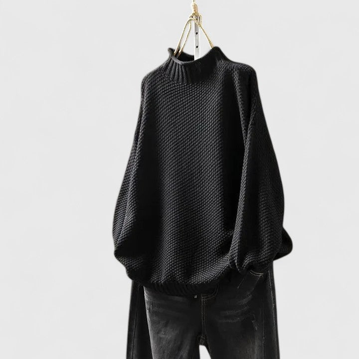 Women’s Sophisticated Sweater with High Neck