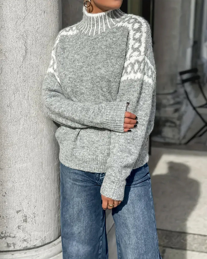Marlowe | Turtleneck Sweater with Oversized Fit