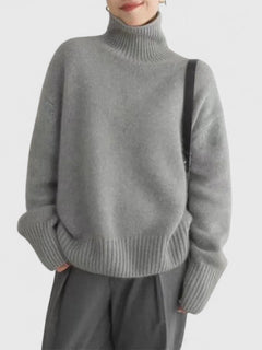 Wren | Mock Neck Sweater with Relaxed Fit